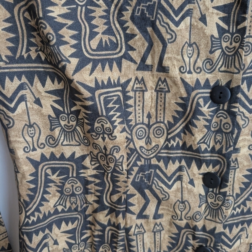 Peruvian Connection Aztec Print Maxi Dress - Picture 4 of 6